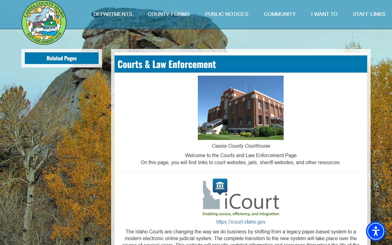 Cassia County court records and law enforcement links